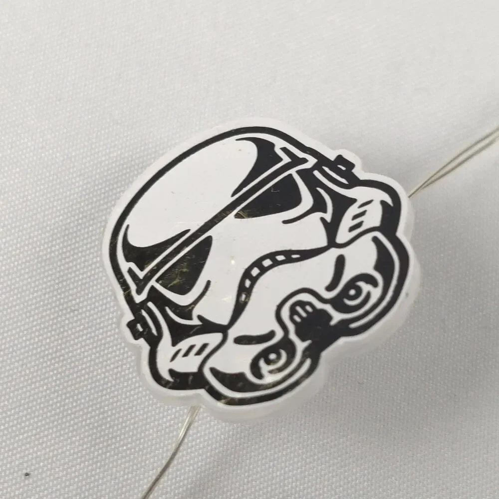 Star Wars StormTrooper 8ft String Fairy Wire Bendable Lights Christmas Dorm Room
